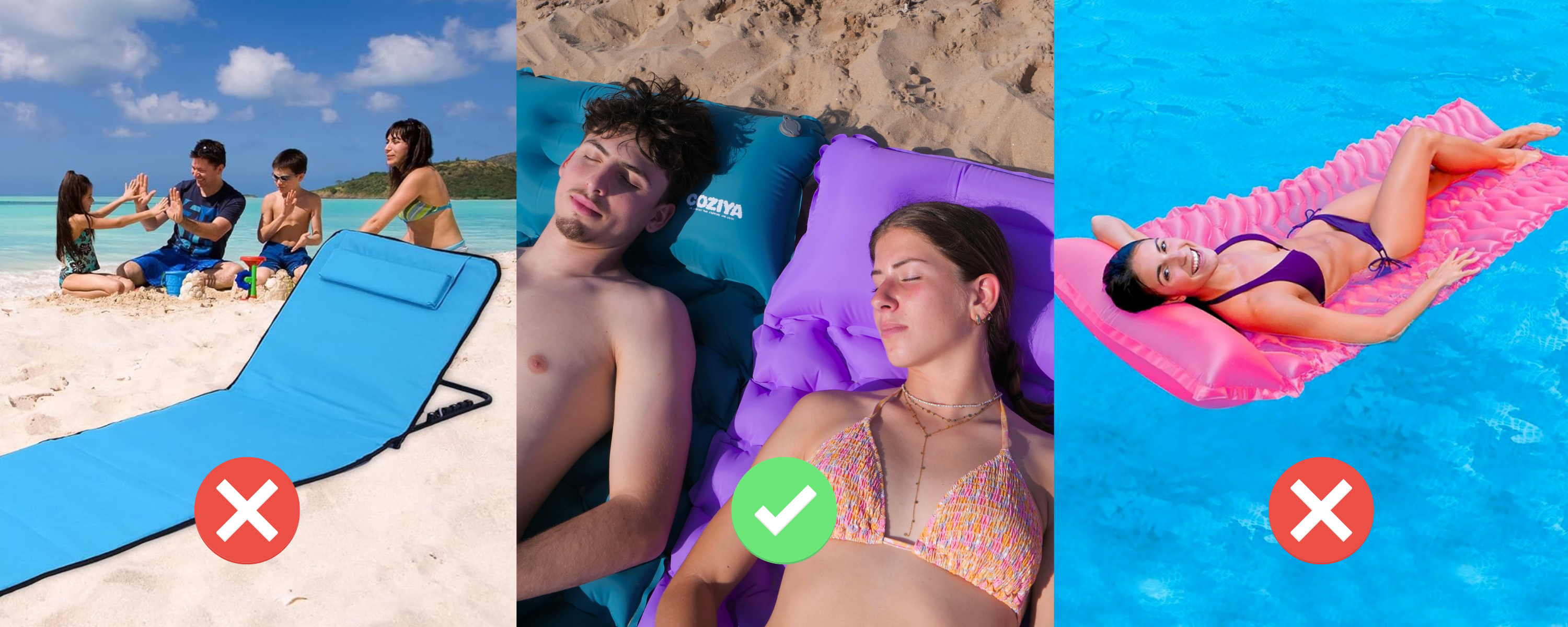 Quel matelas de plage choisir ? Le guide pour ne plus jamais finir avec du sable dans le maillot