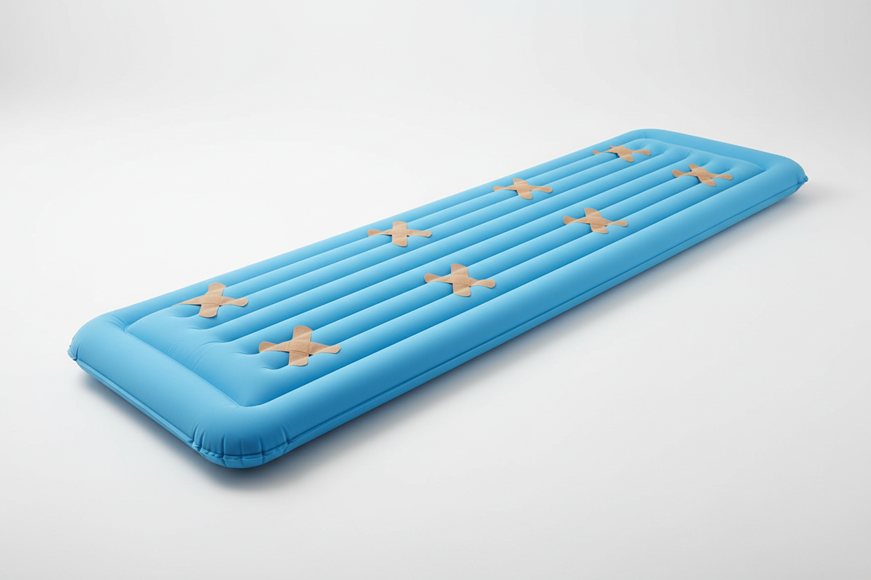 Comment réparer un matelas gonflable ? Le guide complet étape par étape