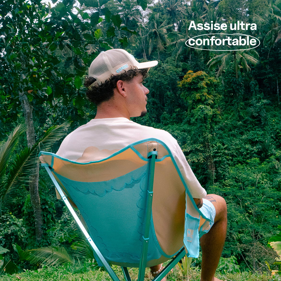 Chaise de camping ultra confortable Coziya Cloud Chair™ - qualité premium