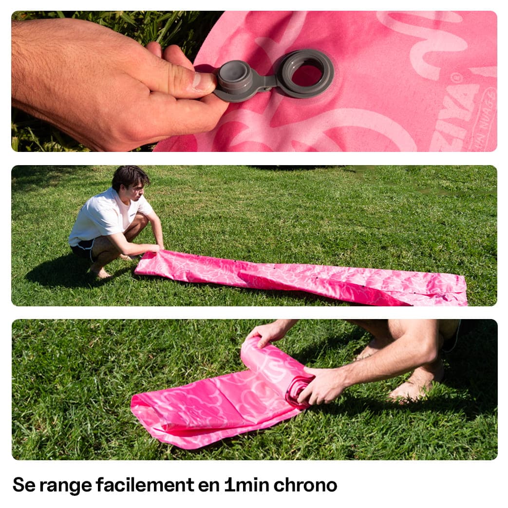Photo du matelas gonflable coziya rangement facile et rapide