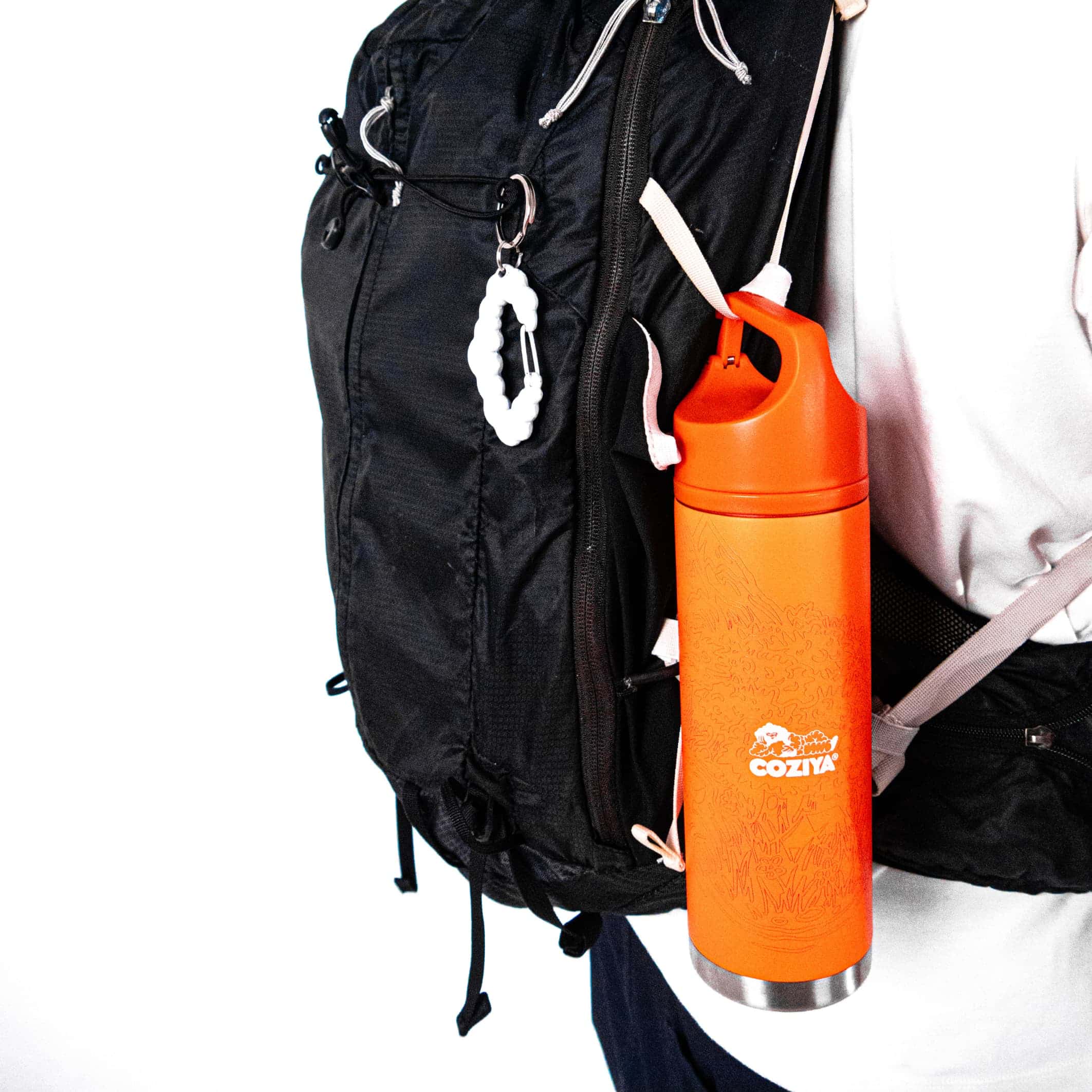 Thermos isotherme Coziya Hook650™ avec système d'accroche - pratique outdoor