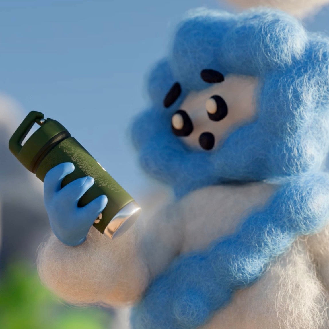 Mascotte Cozyboy Coziya® outdoor - animation 