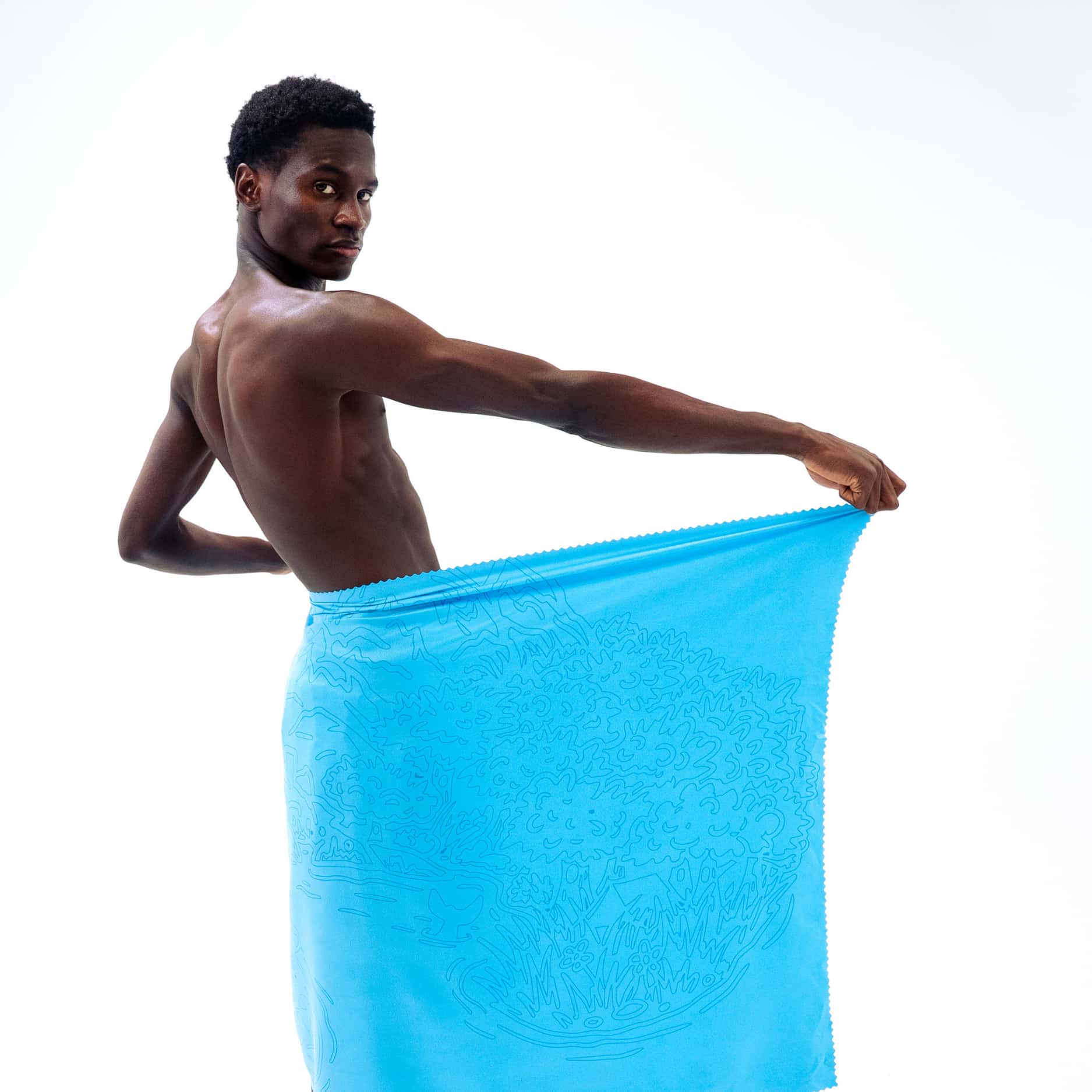 Grande serviette de bain Air Towel™ Coziya® - microfibre 120x80cm