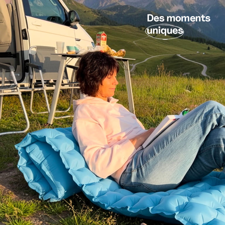 Moments uniques avec le matelas Coziya® - aventures outdoor en pleine nature
