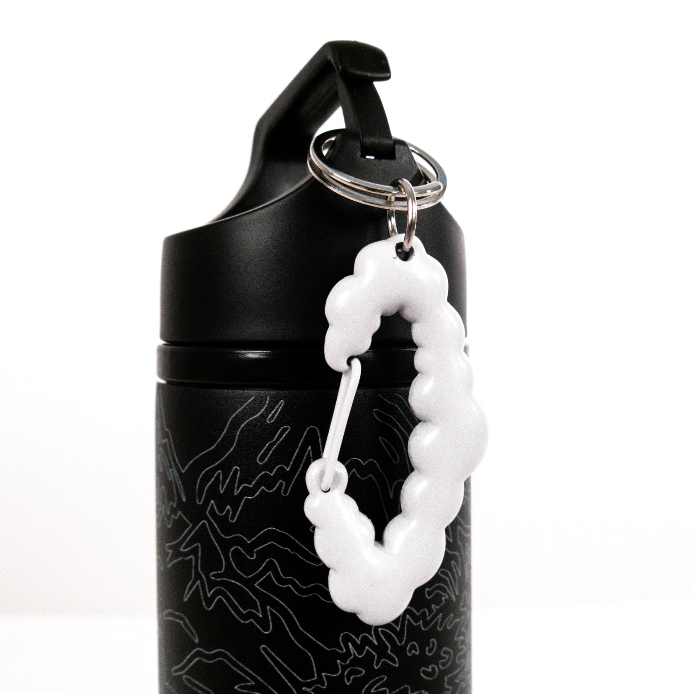 Mousqueton outdoor original Coziya® - porte-clés nuage ultra pratique
