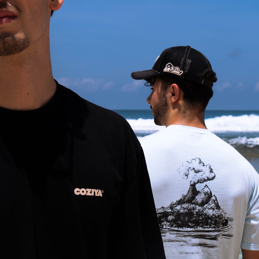 Collection vêtements outdoor Coziya® - t-shirts et shorts nature