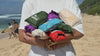 Serviette microfibre Air Towel™ Coziya® ultra compacte parfaite pour le plage