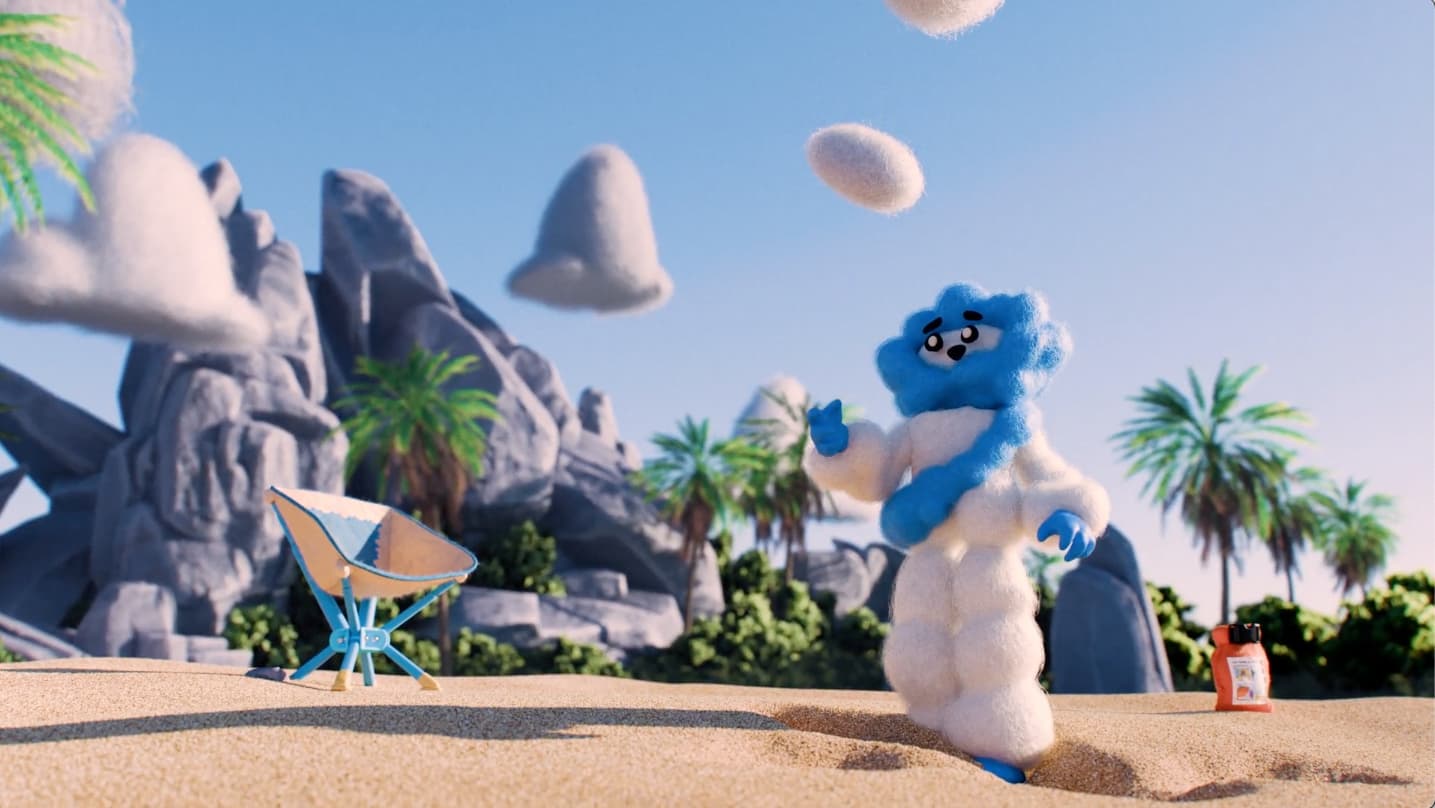 Animation mascotte cozyboy produit outdoor coziya