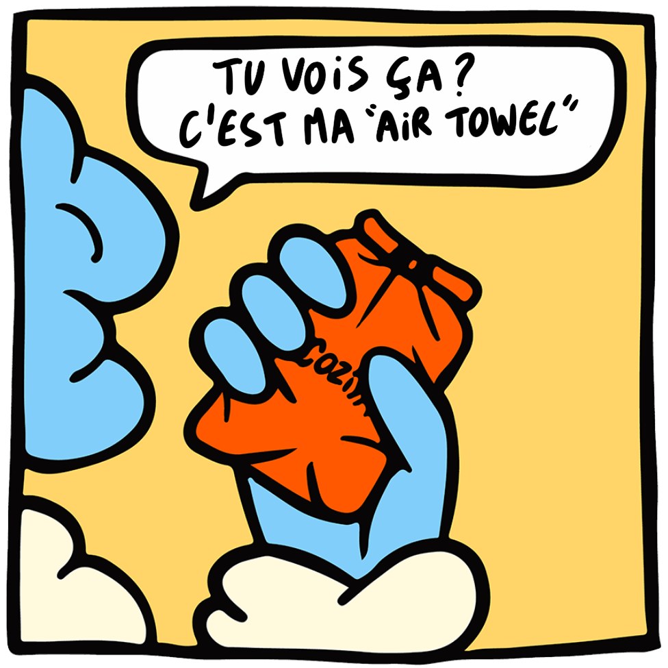 serviette Air towel de la marque coziya